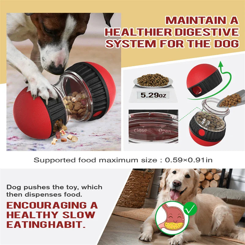 Mr.PetPlanet™ PlayTrack Pro: Interactive Food Dispensing Dog Toy